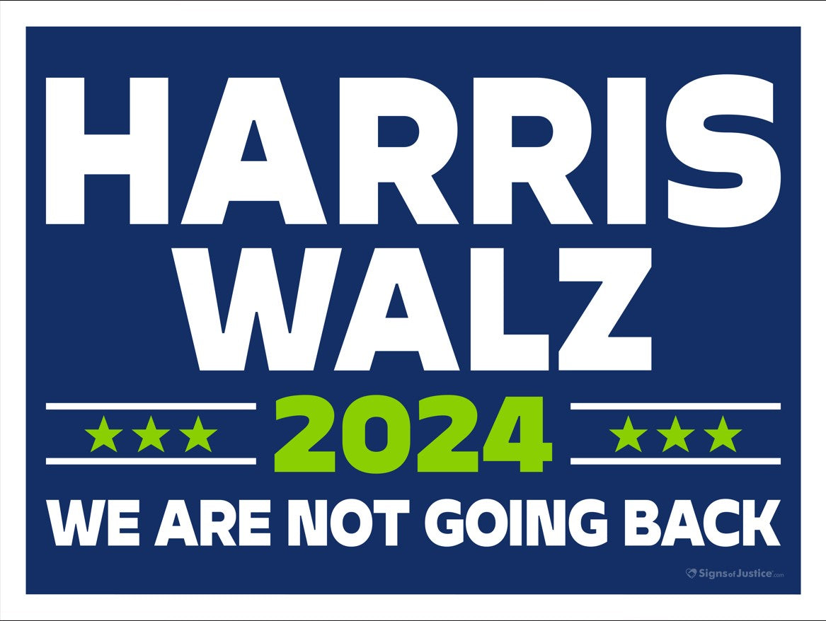 “Harris Walz 2024 (Brat Green)” Youth Sweatshirt Signs Of Justice