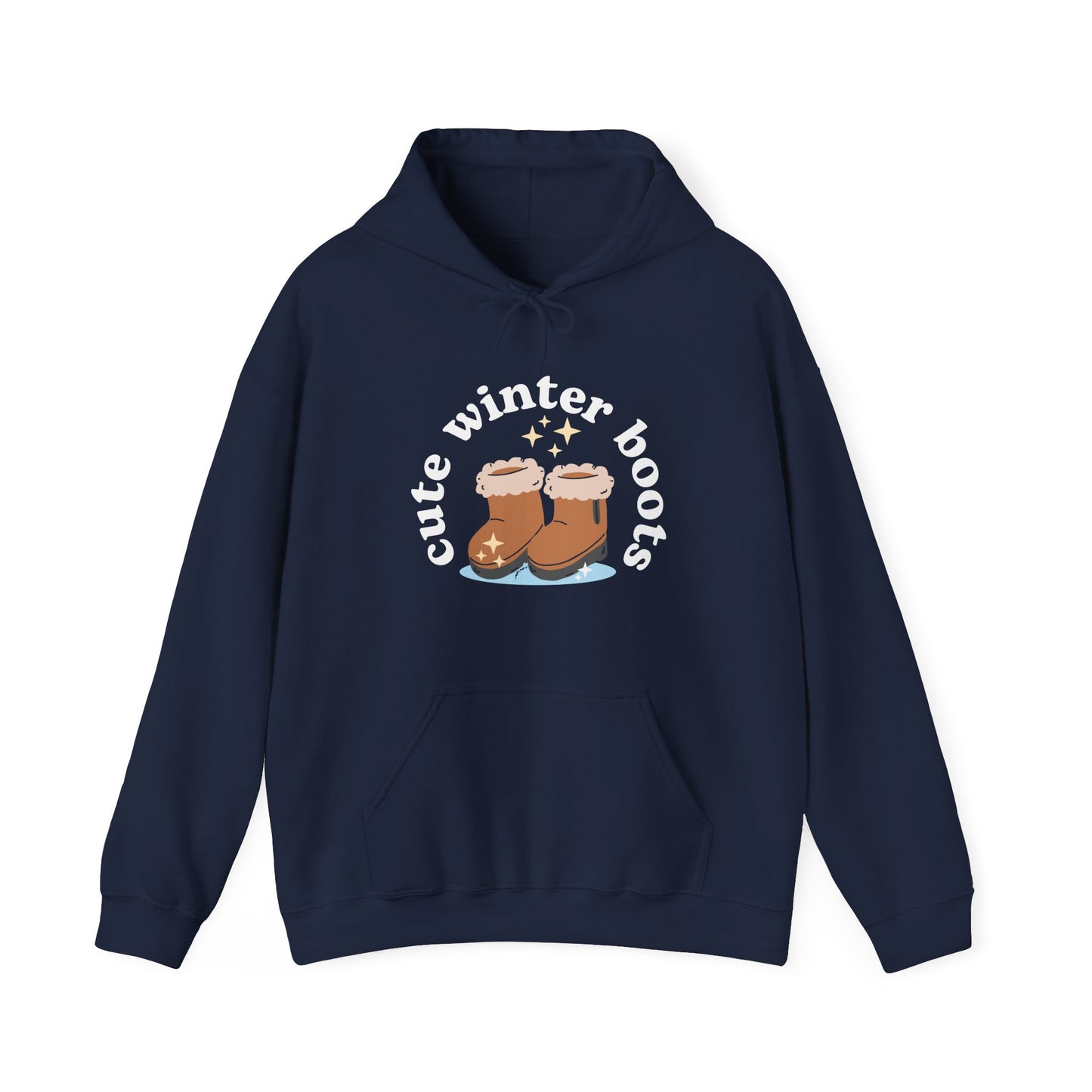 “Cute Winter Boots” Unisex Hoodie