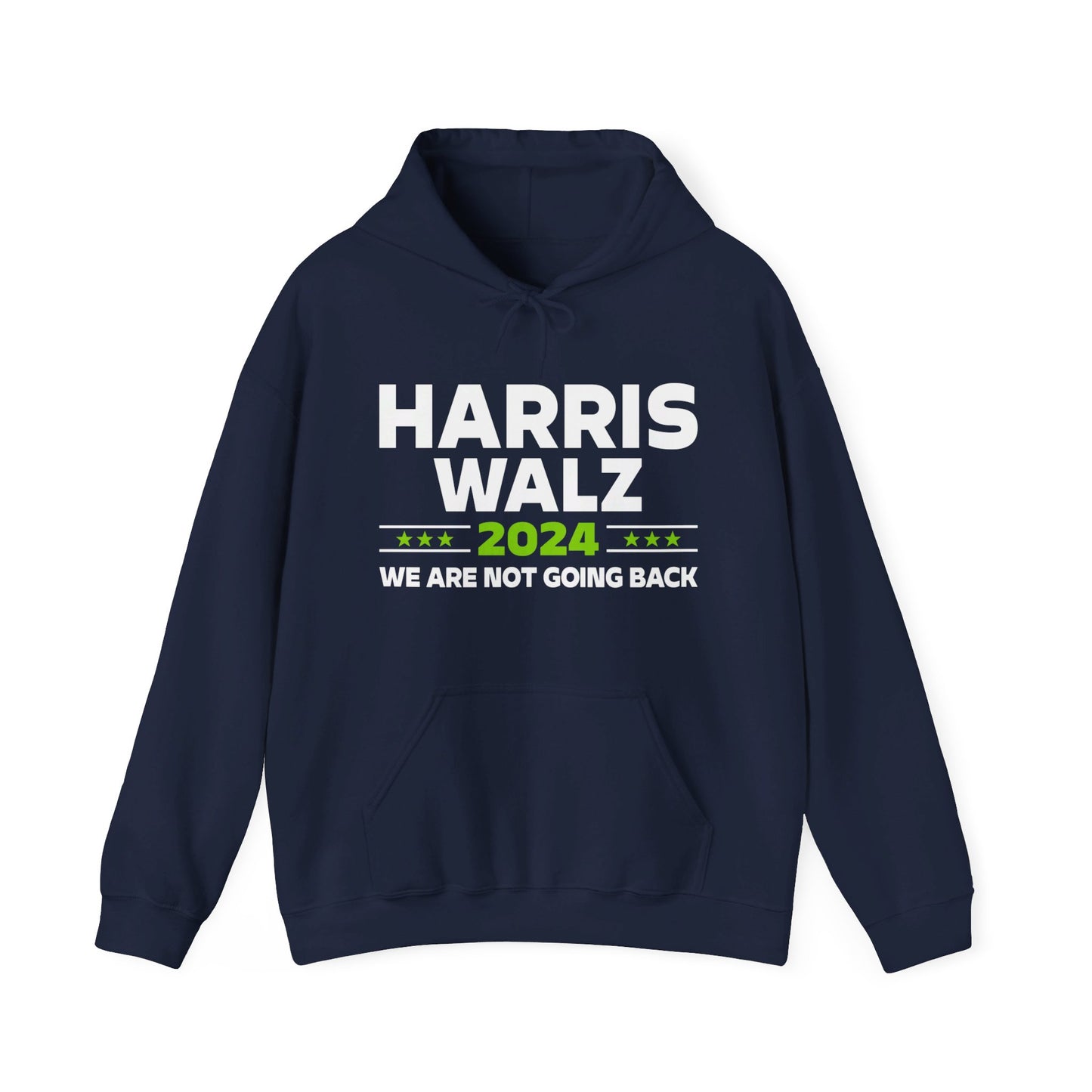 “Harris Walz 2024 (Brat Green)” Unisex Hoodie