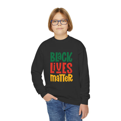 “Black Lives Matter – Solidarity (Pan-Africa 2)” Youth Sweatshirt