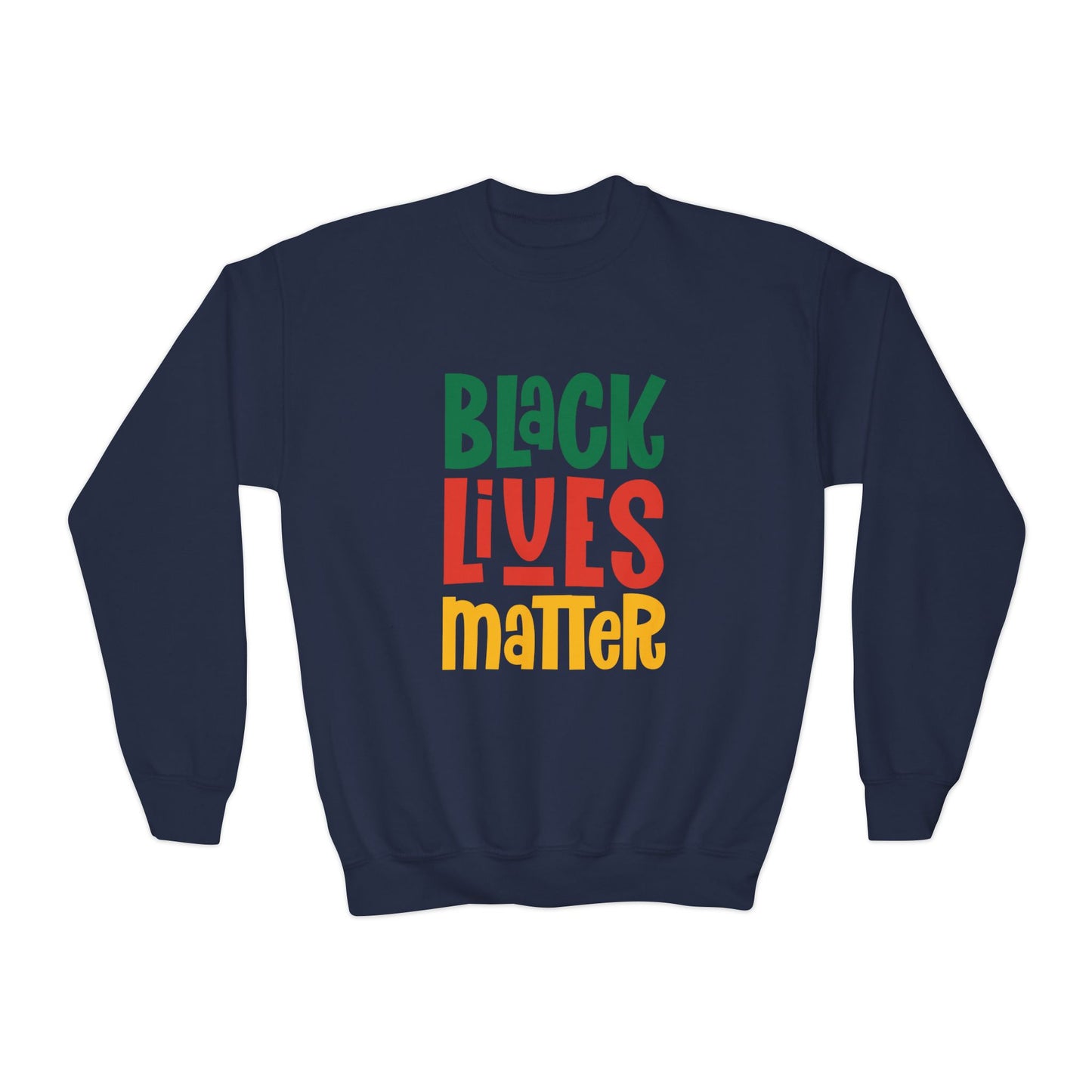 “Black Lives Matter – Solidarity (Pan-Africa 2)” Youth Sweatshirt