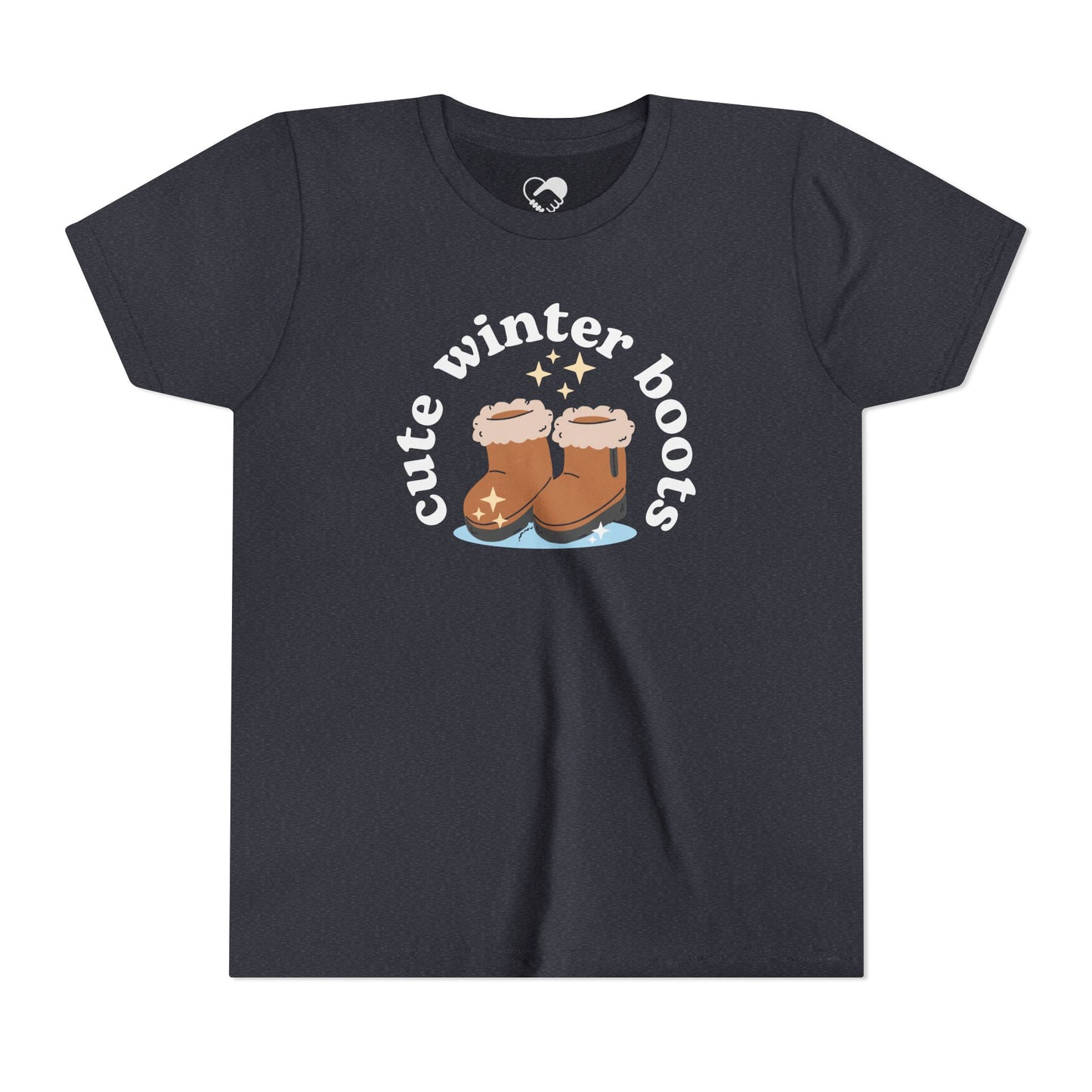 “Cute Winter Boots” Youth T-Shirt