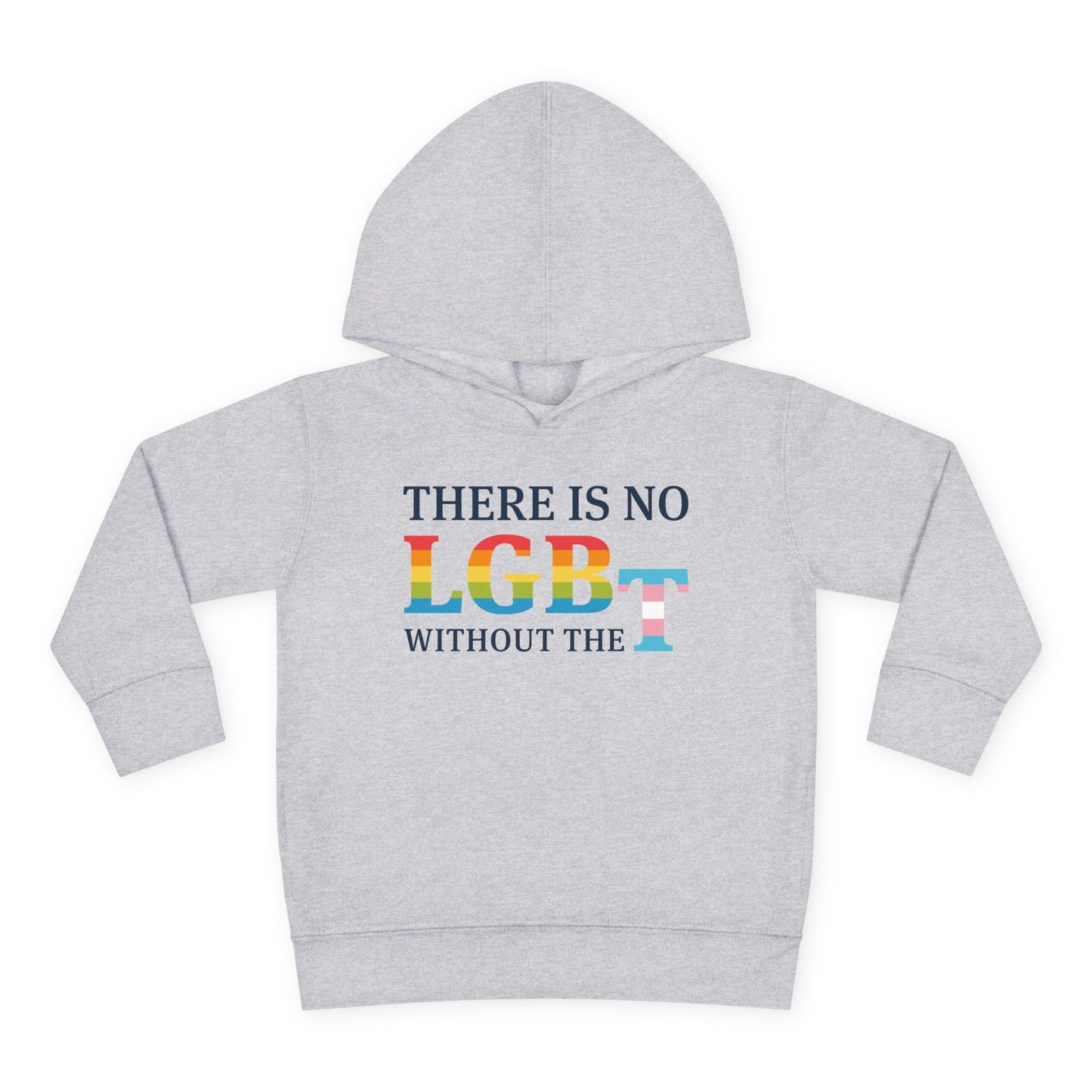 "There Is No LGB Without the T" Toddler Hoodie