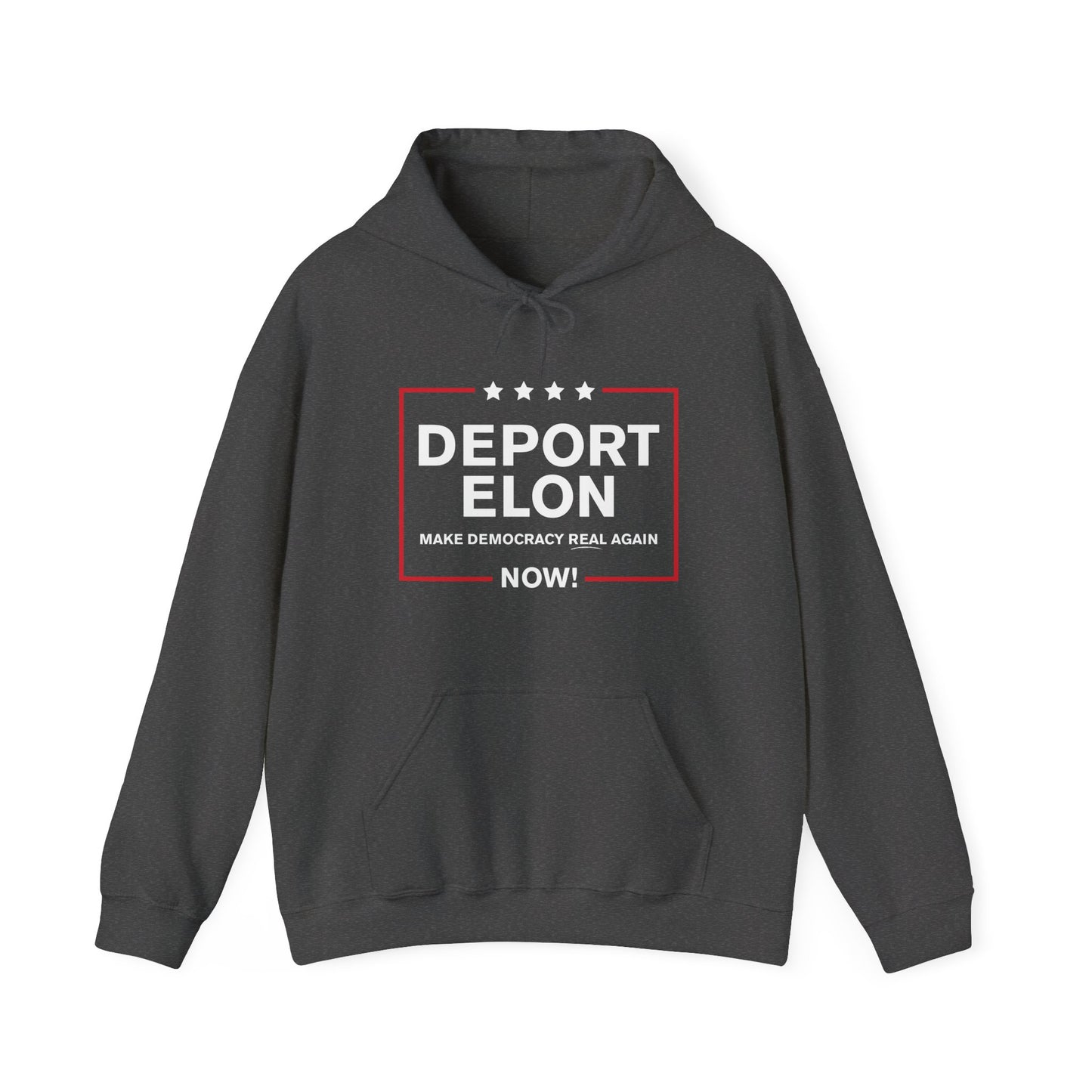 "Deport Elon Make Democracy Real Again" Unisex Hoodie