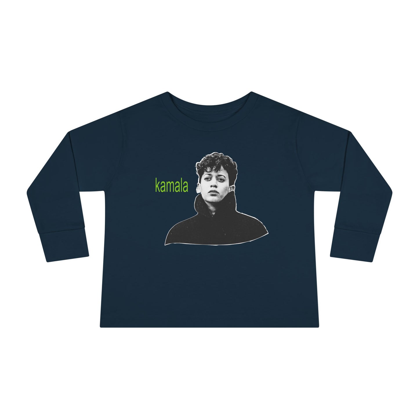 “Kamala IS brat” Toddler Long Sleeve Tee