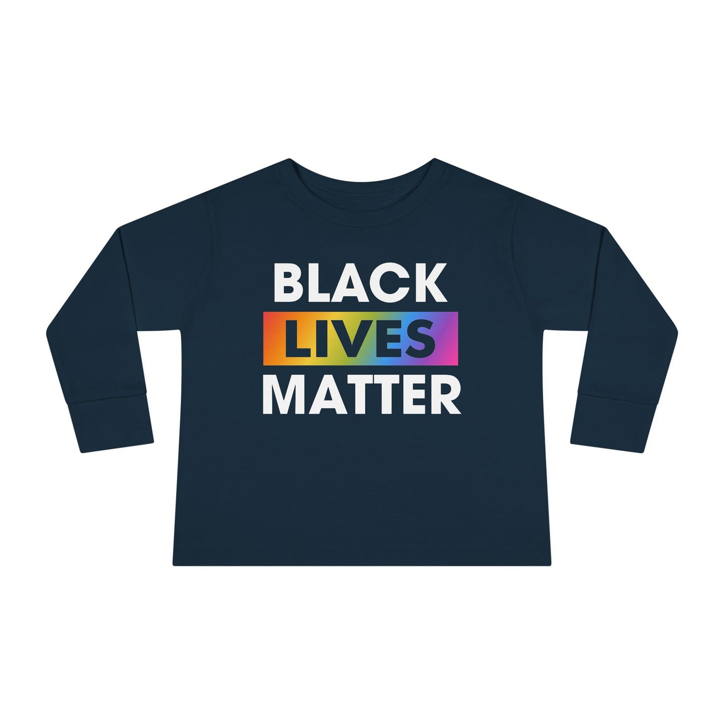 “Black Lives Matter (LGBTQ+)” Toddler Long Sleeve Tee