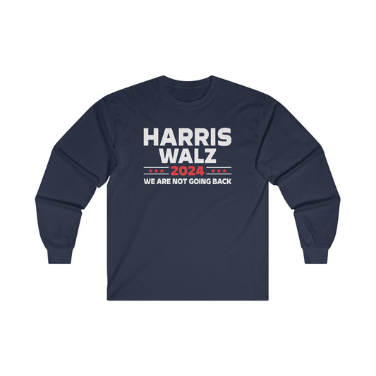 “Harris Walz 2024” Unisex Long Sleeve T-Shirt