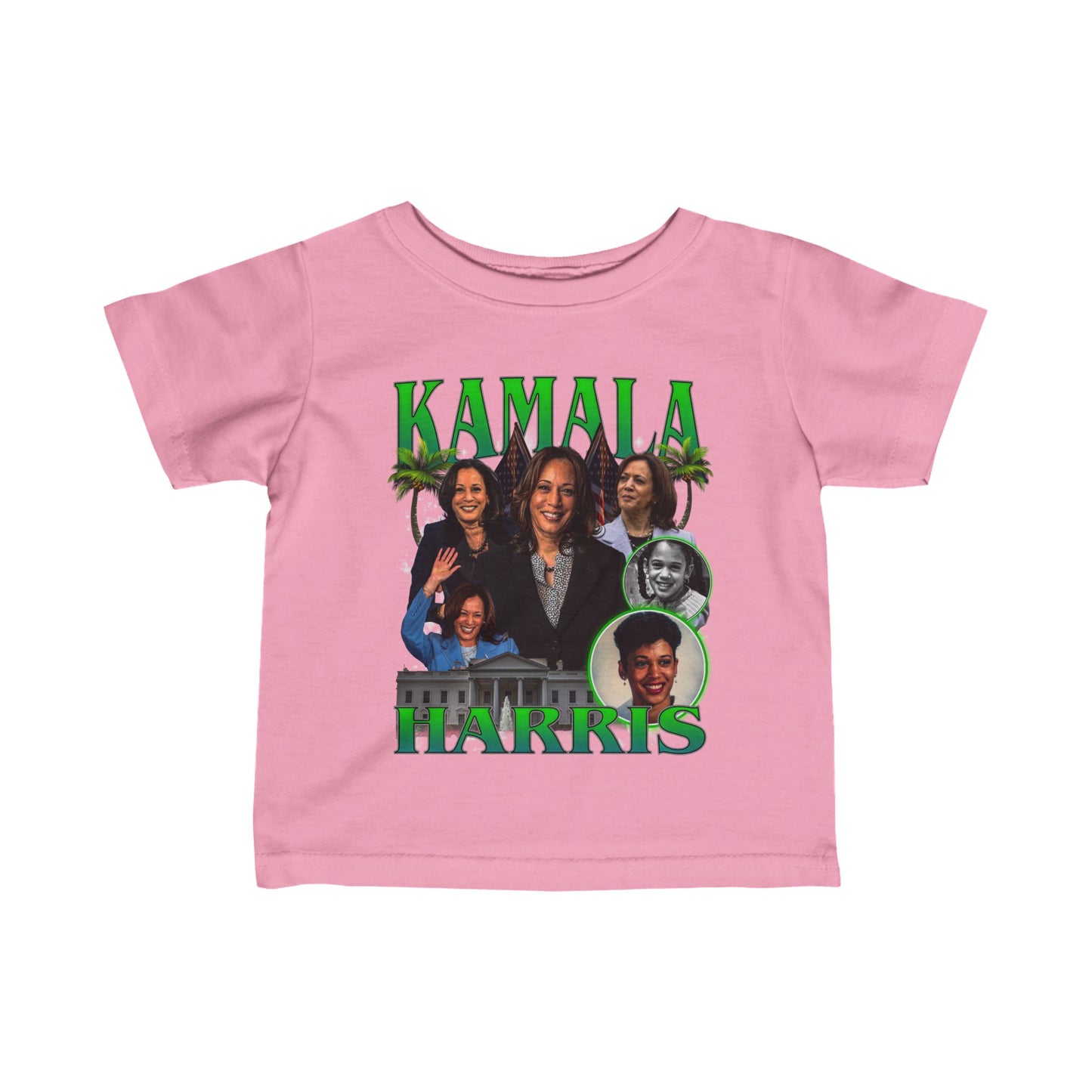 Kamala Harris / 1990s Bootleg Hip-Hop Style Infant Tee