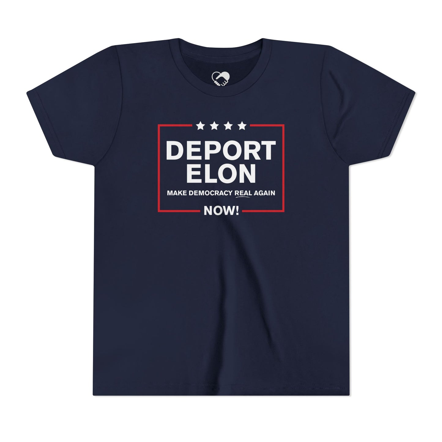 "Deport Elon Make Democracy Real Again" Youth T-Shirt