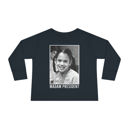 Madam President Toddler Long Sleeve Tee