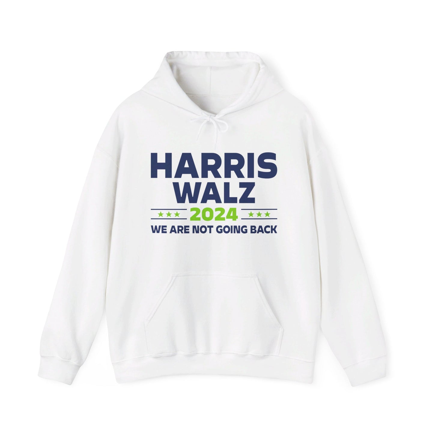 “Harris Walz 2024 (Brat Green)” Unisex Hoodie