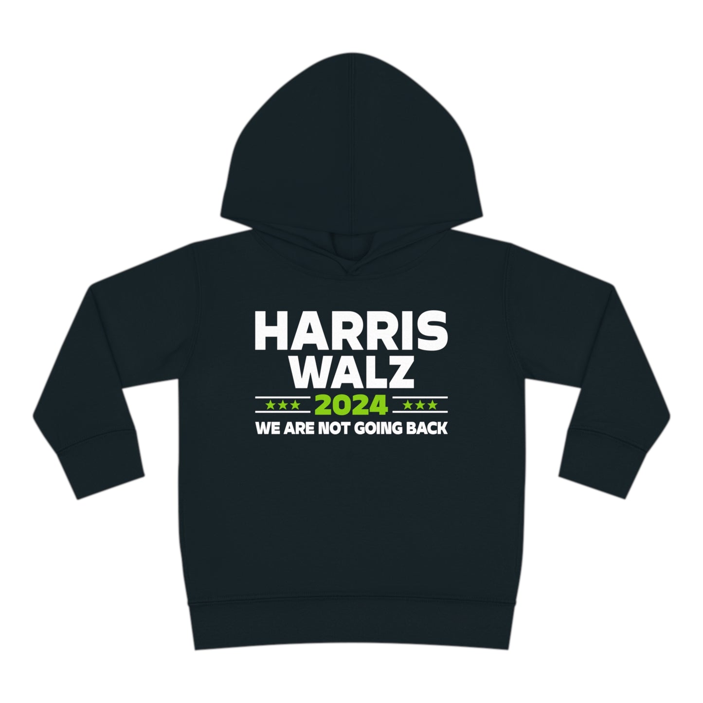 “Harris Walz 2024 (Brat Green)” Toddler Hoodie