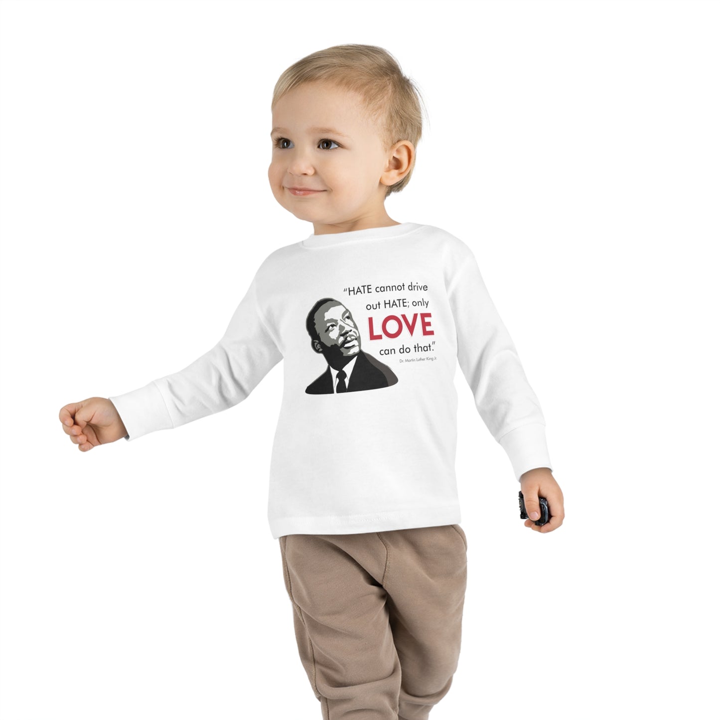 “MLK Love”  Toddler Long Sleeve Tee