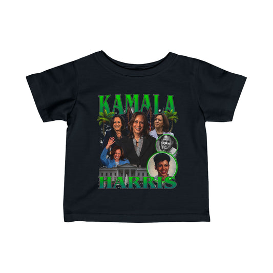 Kamala Harris / 1990s Bootleg Hip-Hop Style Infant Tee