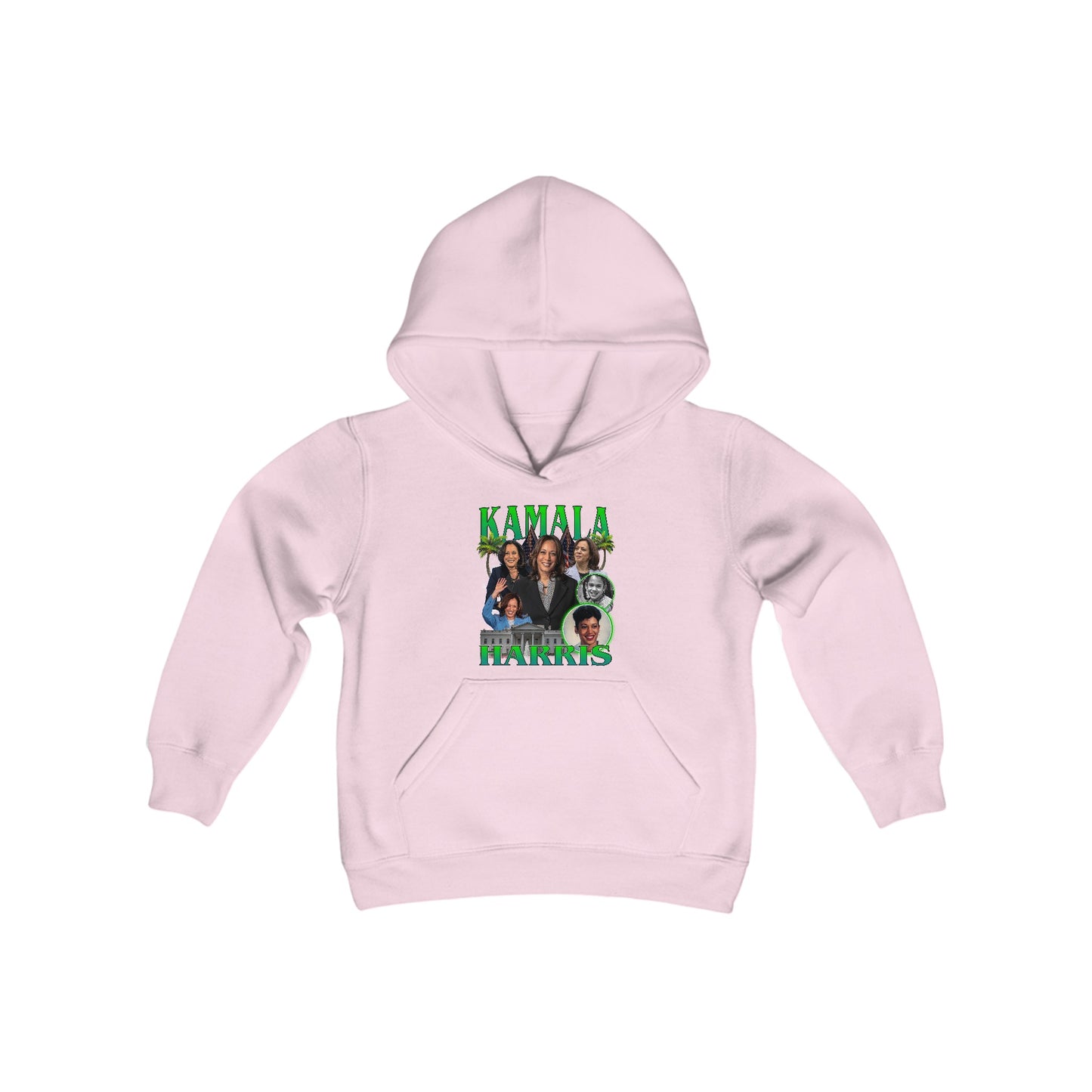 Kamala Harris / 1990s Bootleg Hip-Hop Style Youth Hoodie