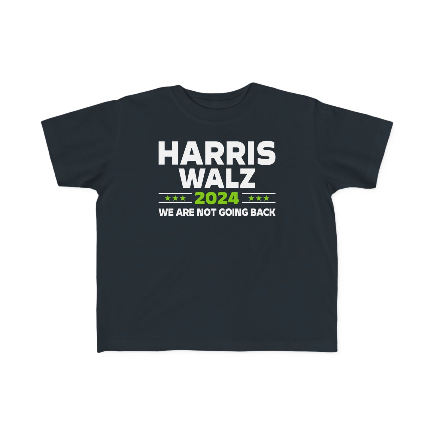 “Harris Walz 2024 (Brat Green)” Toddler's Tee