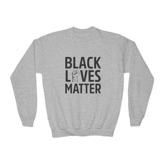 “Black Lives Matter – Unity Fist” Youth Sweatshirt