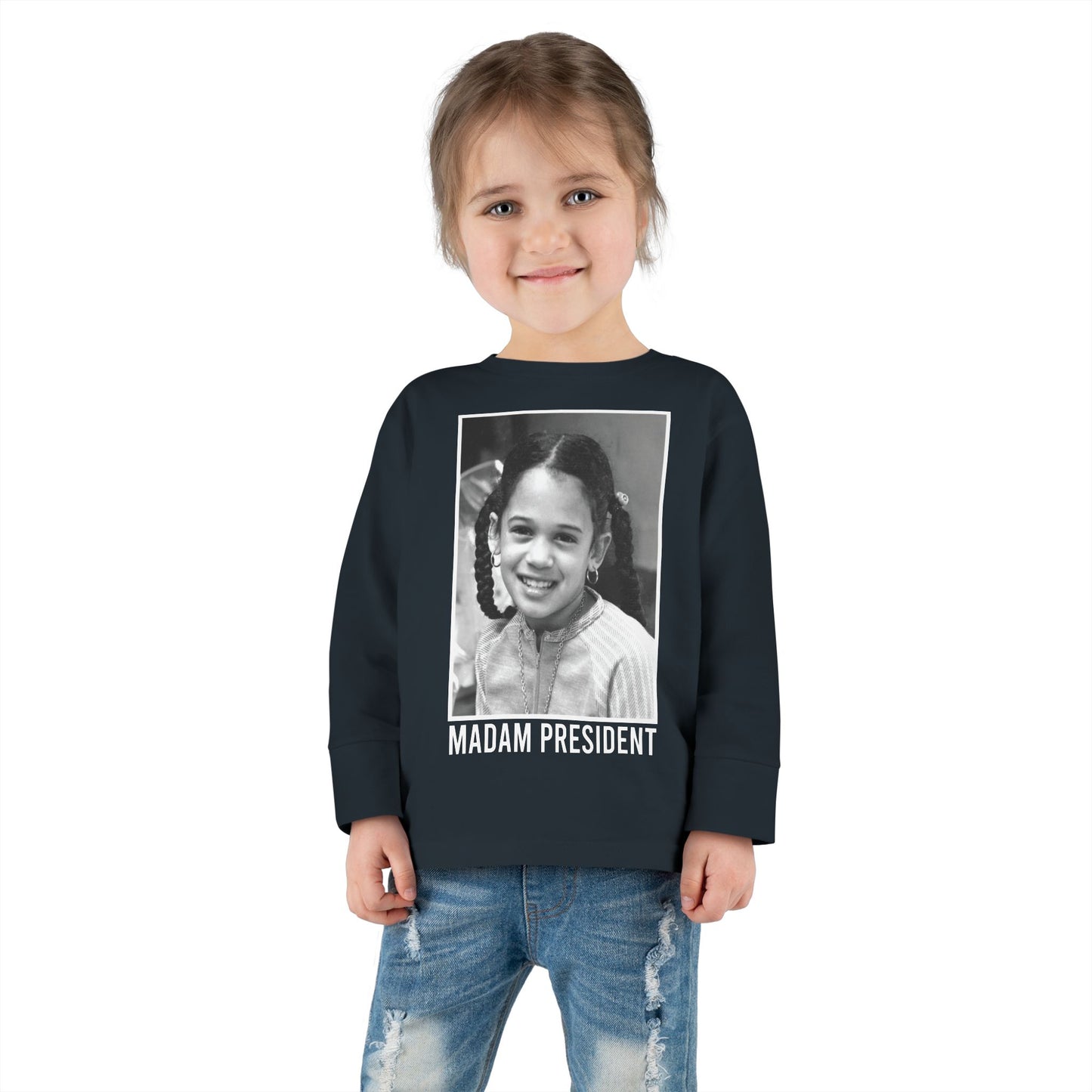 Madam President Toddler Long Sleeve Tee