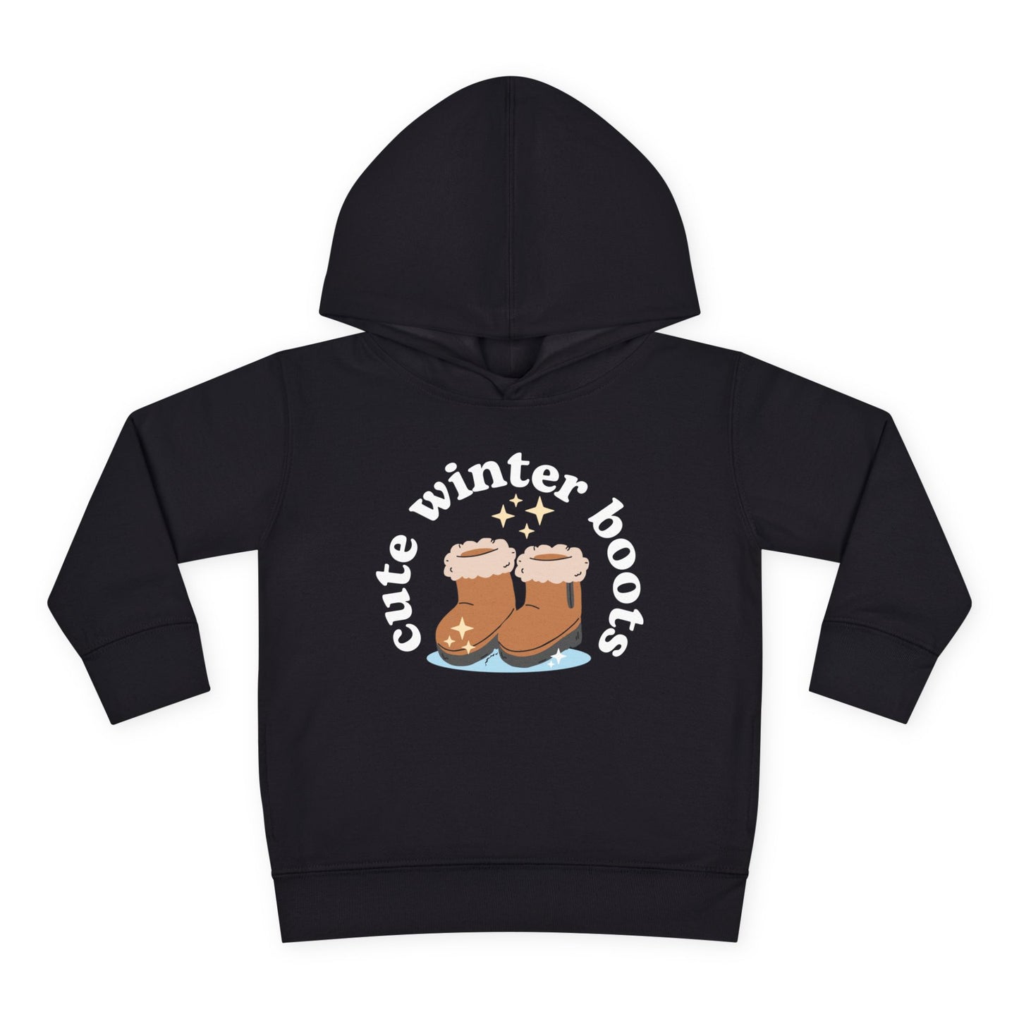 “Cute Winter Boots” Toddler Hoodie