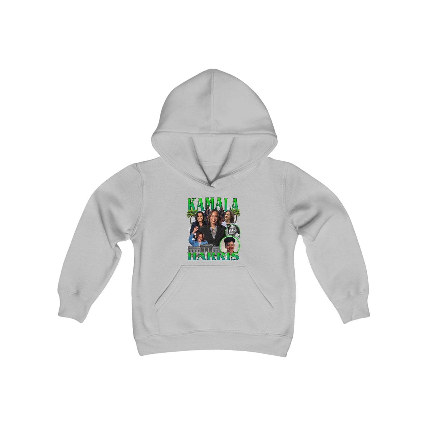 Kamala Harris / 1990s Bootleg Hip-Hop Style Youth Hoodie