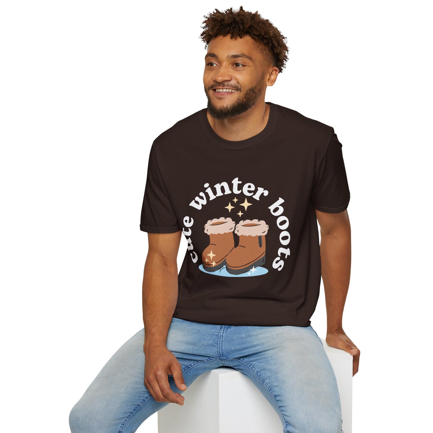 “Cute Winter Boots” Unisex T-Shirt