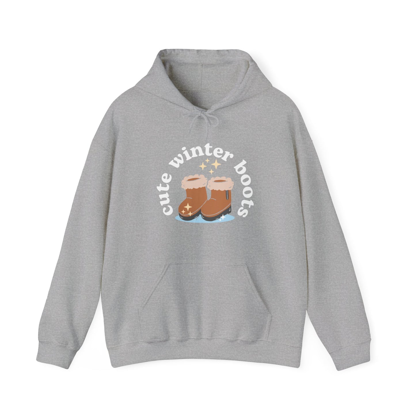 “Cute Winter Boots” Unisex Hoodie