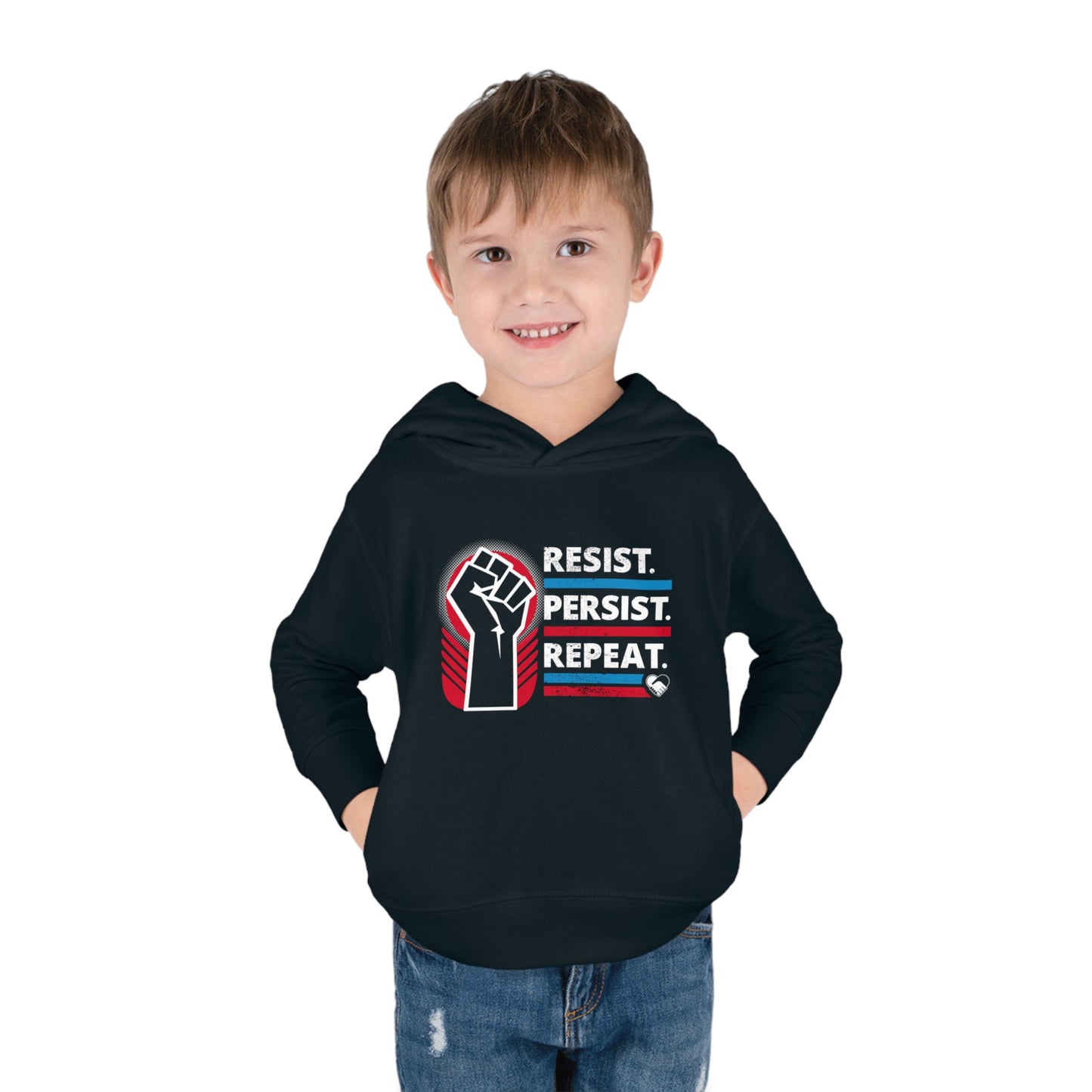 "Resist Persist Repeat" Toddler Hoodie