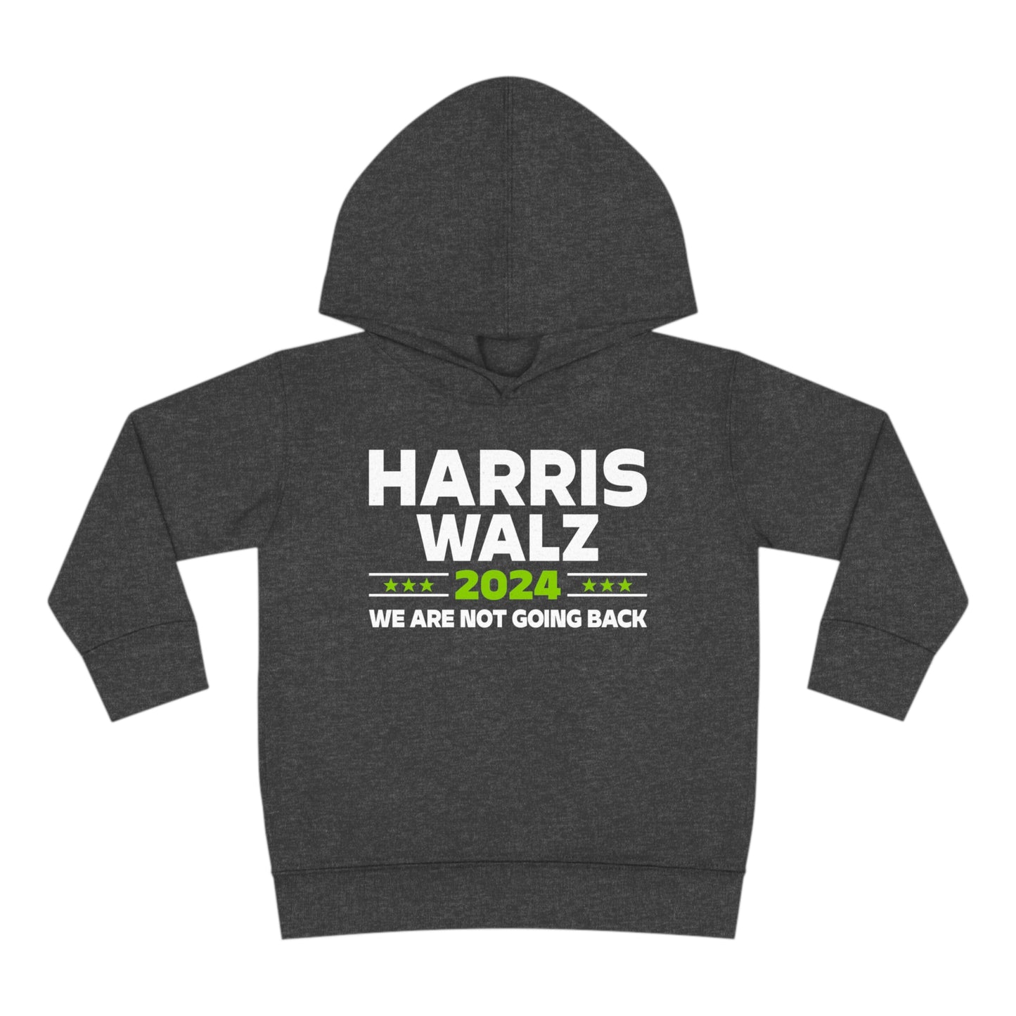 “Harris Walz 2024 (Brat Green)” Toddler Hoodie