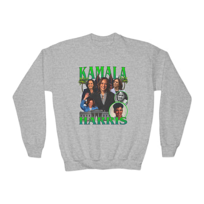 Kamala Harris / 1990s Bootleg Hip-Hop Style Youth Sweatshirt