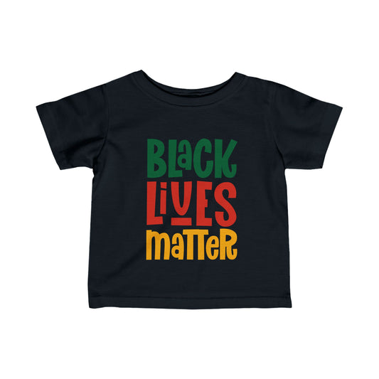 “Black Lives Matter – Solidarity (Pan-Africa 2)” Infant Tee