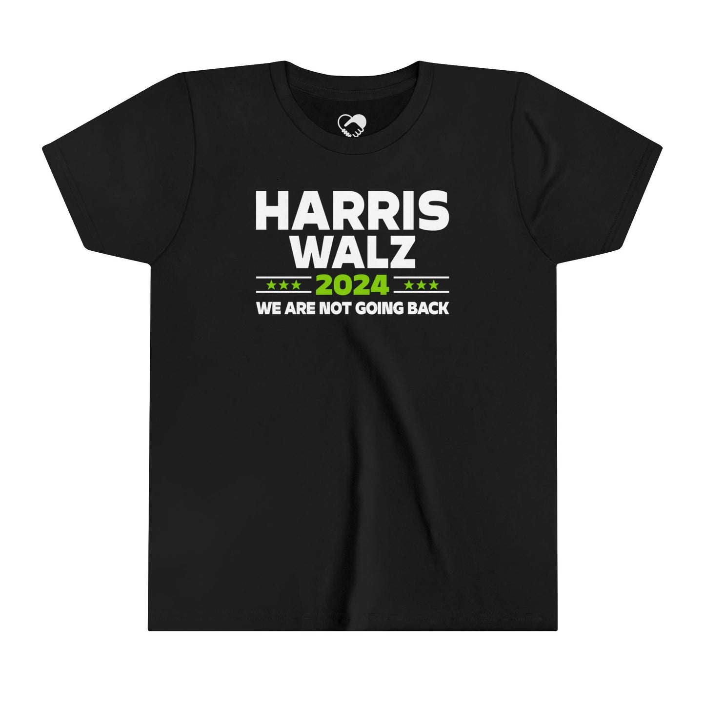 “Harris Walz 2024 (Brat Green)” Youth T-Shirt