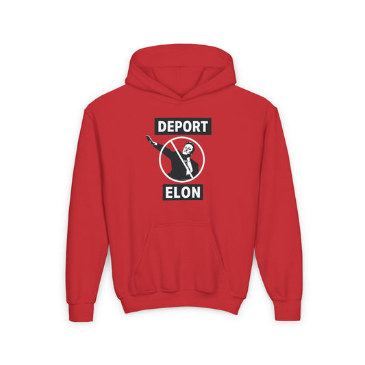 "Deport Elon Musk" Youth Hoodie