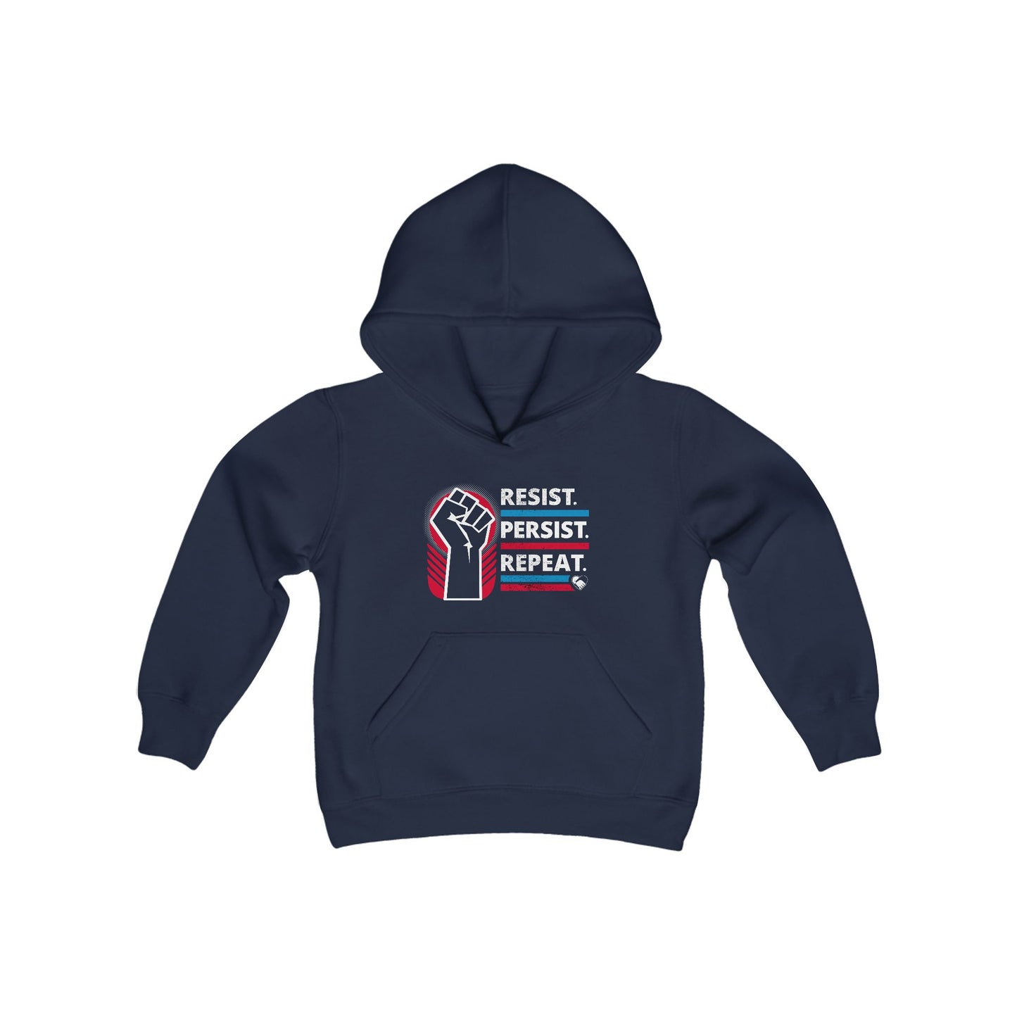 “Resist Persist Repeat” Youth Hoodie