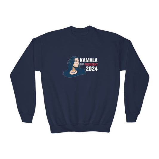 “Kamala Harris 2024” Youth Sweatshirt