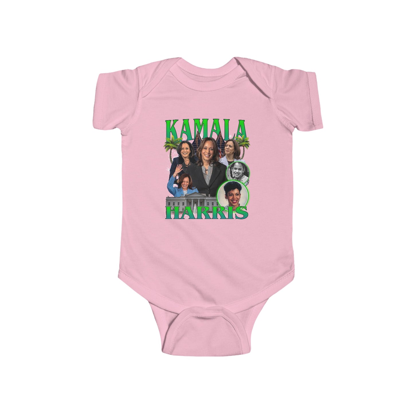 Kamala Harris / 1990s Bootleg Hip-Hop Style Infant Onesie