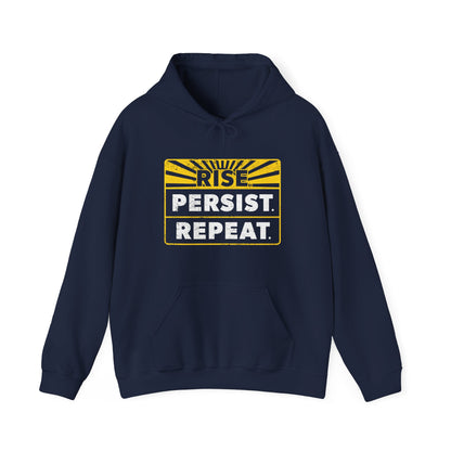 “Rise Persist Repeat” Unisex Hoodie