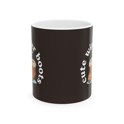 "Cute Winter Boots” 11 oz. Mug