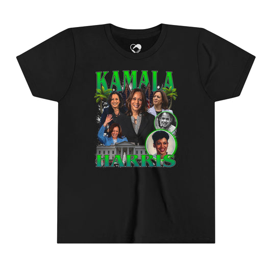 Kamala Harris / 1990s Bootleg Hip-Hop Style Youth T-Shirt