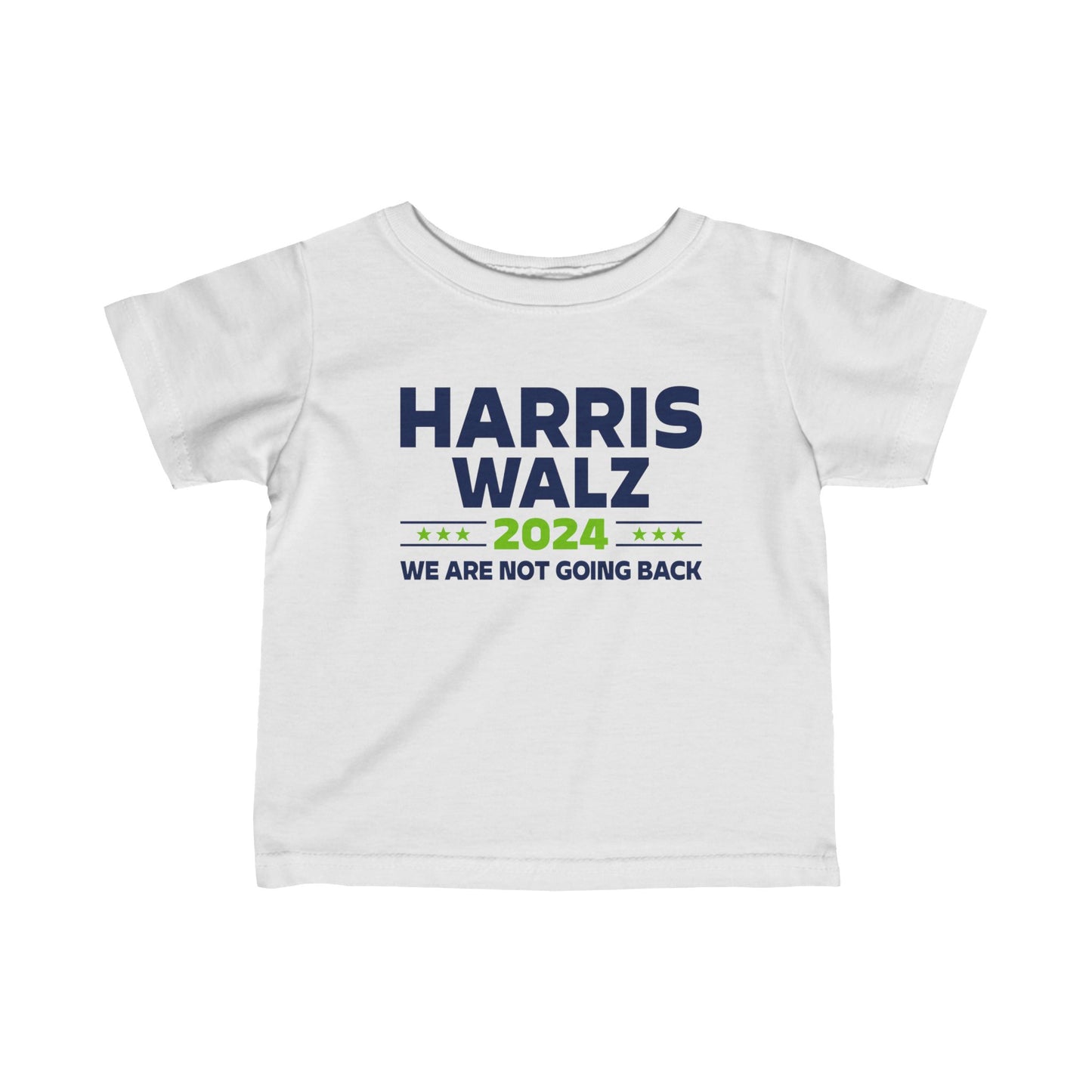 “Harris Walz 2024 (Brat Green)” Infant Tee