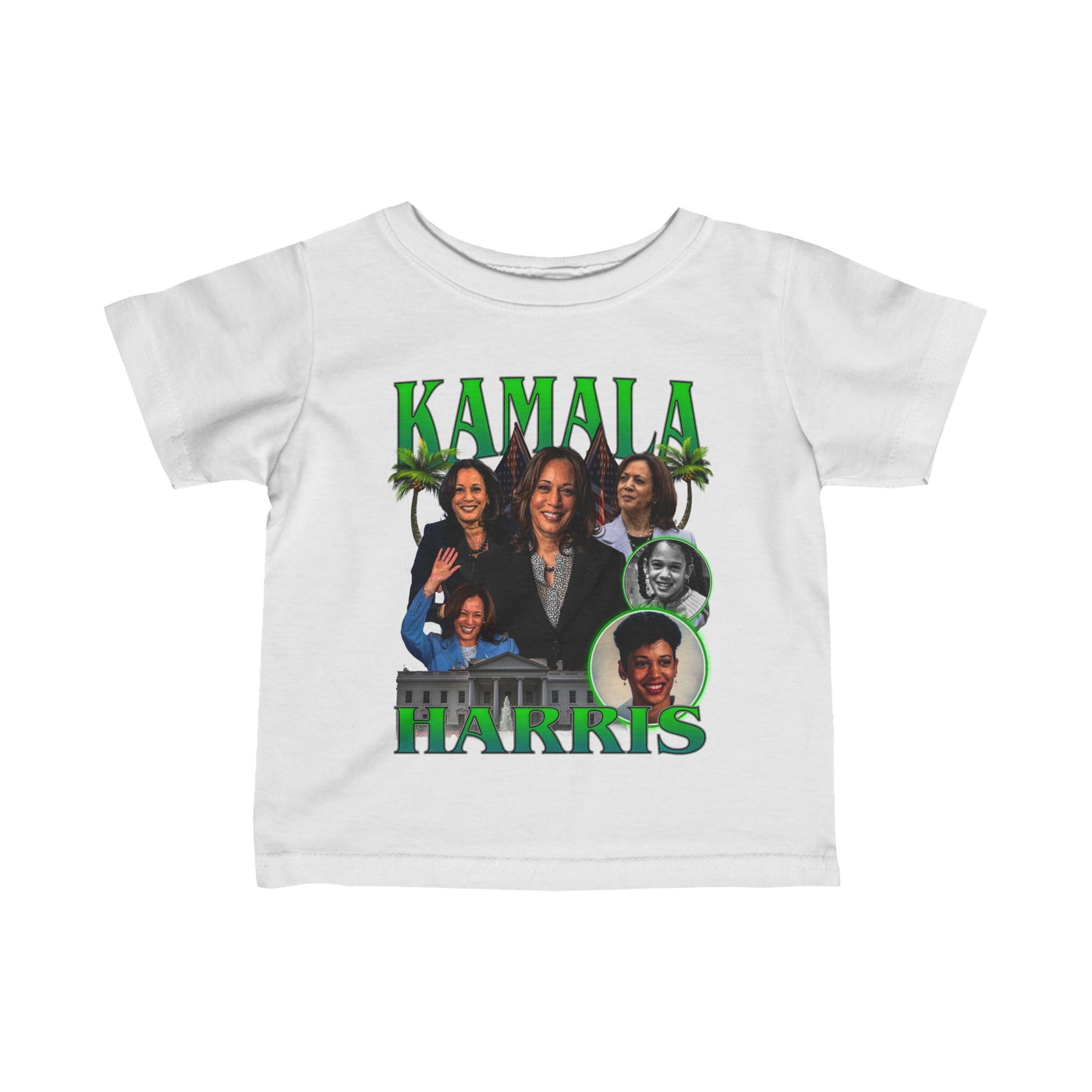 Kamala Harris / 1990s Bootleg Hip-Hop Style Infant Tee