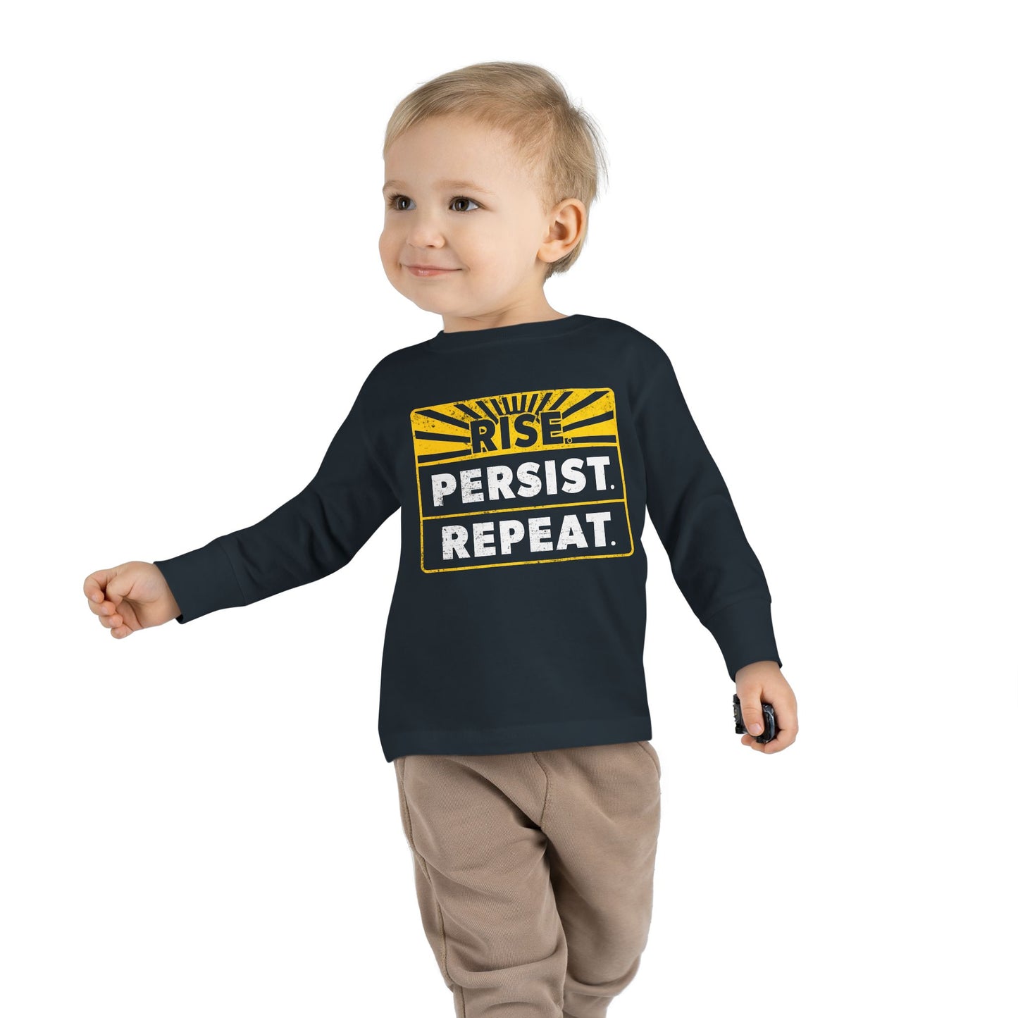 "Rise Persist Repeat" Toddler Long Sleeve Tee