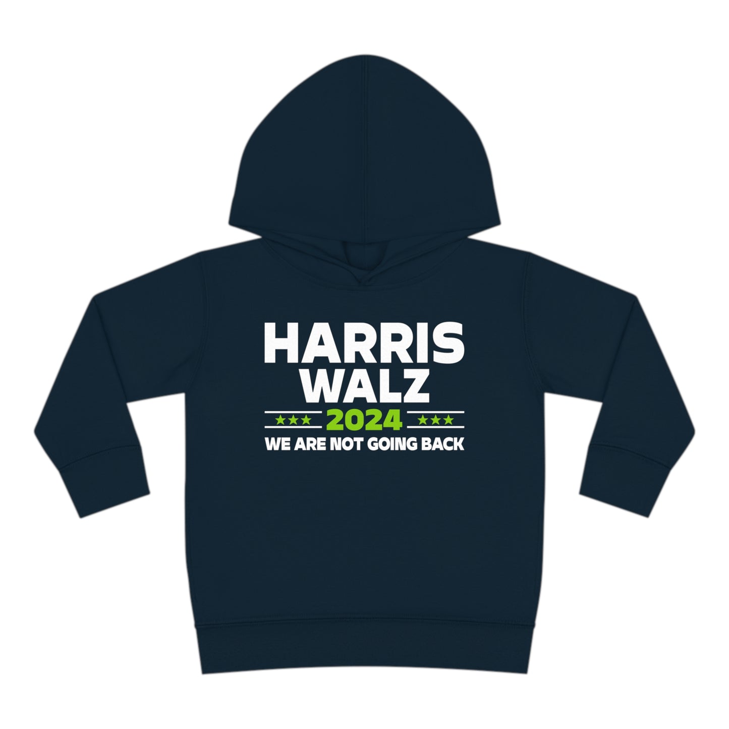 “Harris Walz 2024 (Brat Green)” Toddler Hoodie