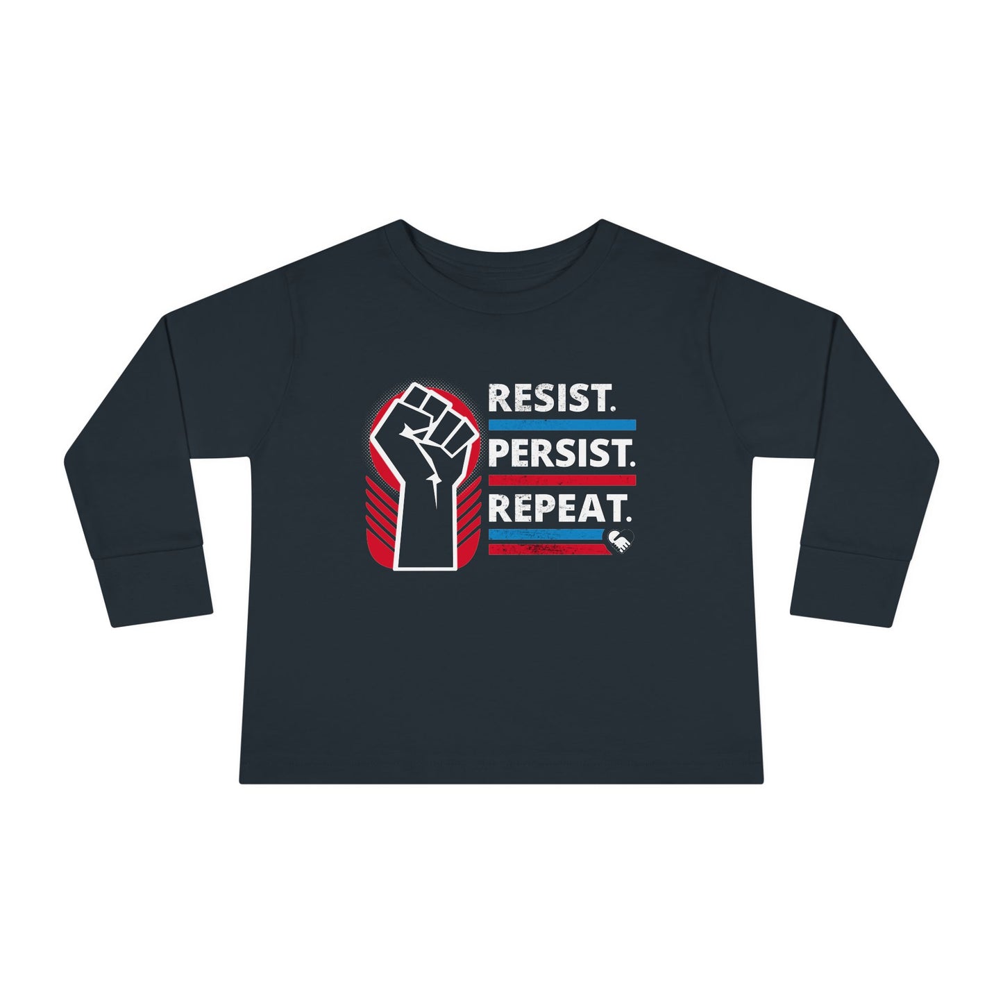 "Resist Persist Repeat" Toddler Long Sleeve Tee