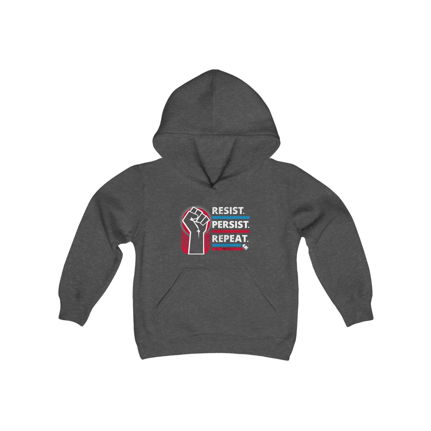 “Resist Persist Repeat” Youth Hoodie