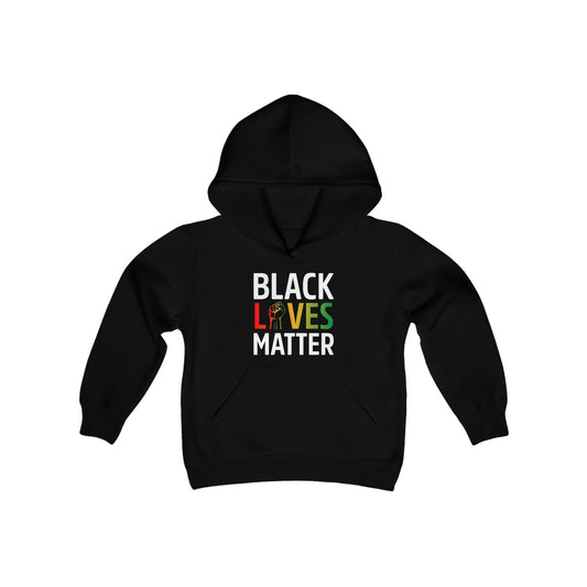 “Black Lives Matter – Unity Fist (Pan-Africa)” Youth Hoodie