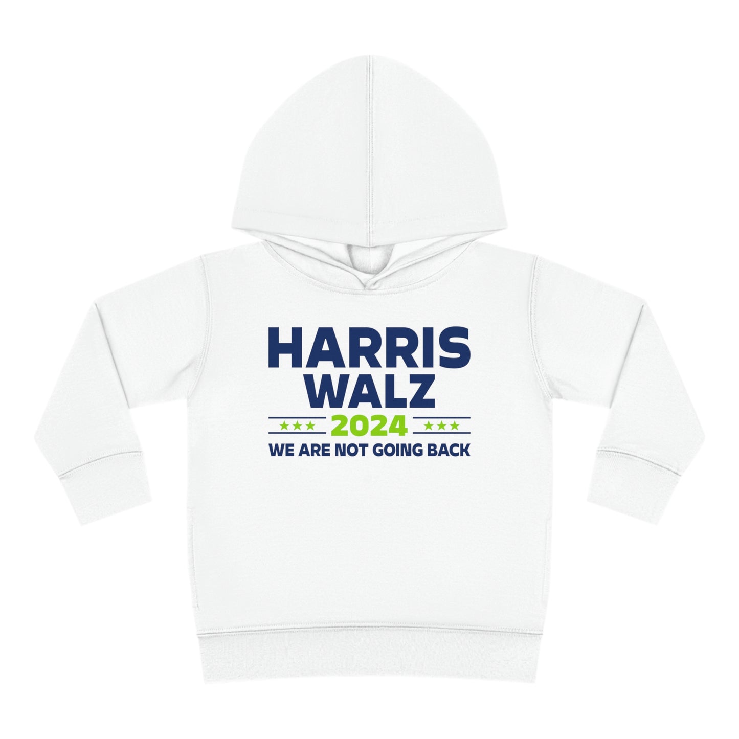 “Harris Walz 2024 (Brat Green)” Toddler Hoodie