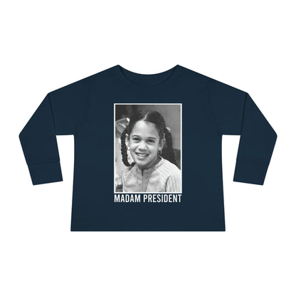 Madam President Toddler Long Sleeve Tee