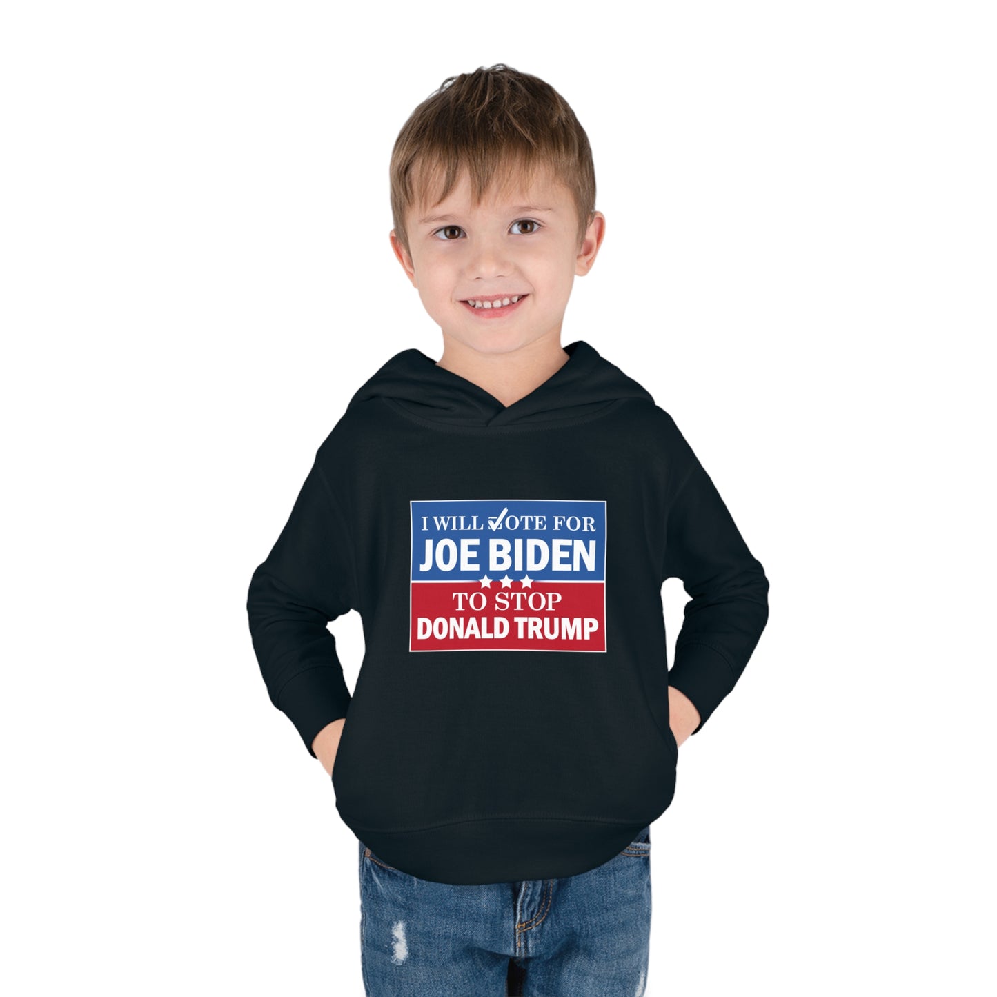 "Stop Trump 2024" Campaign Toddler Hoodie
