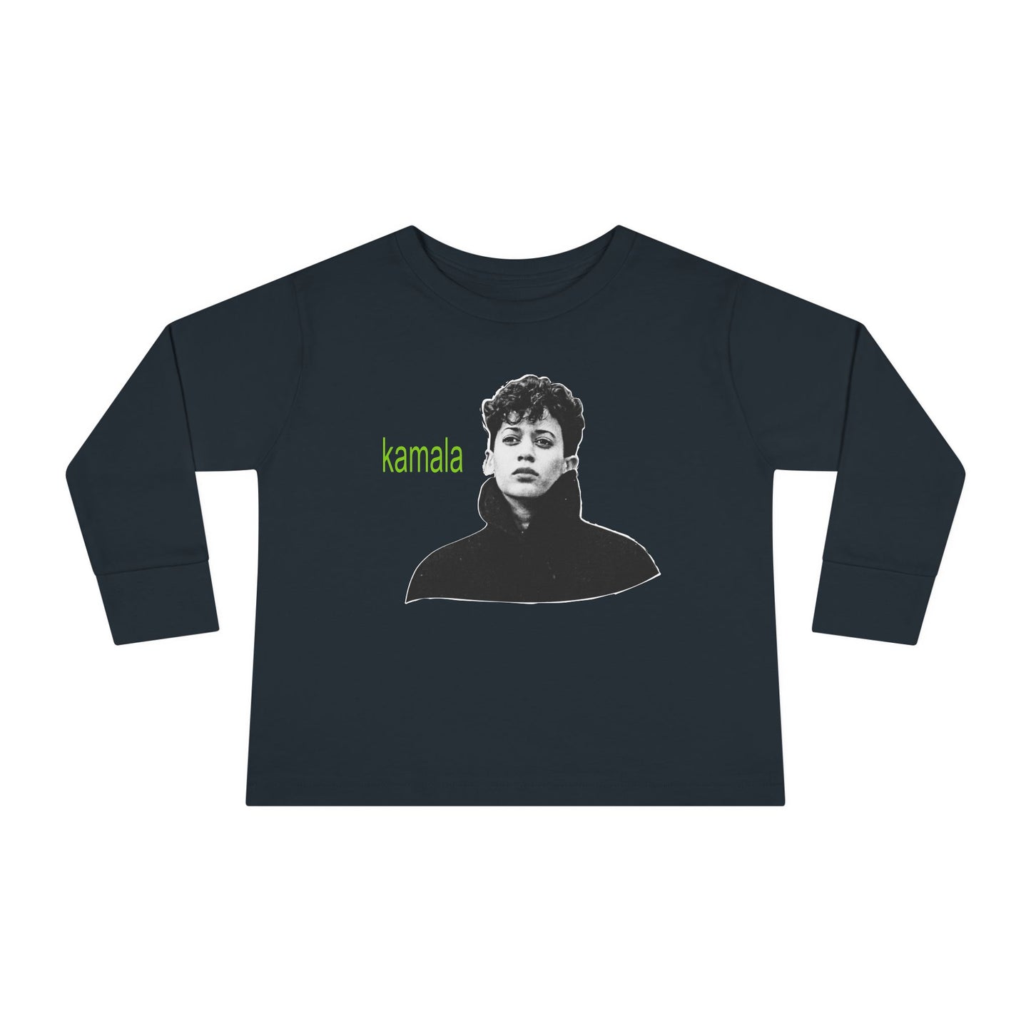 “Kamala IS brat” Toddler Long Sleeve Tee