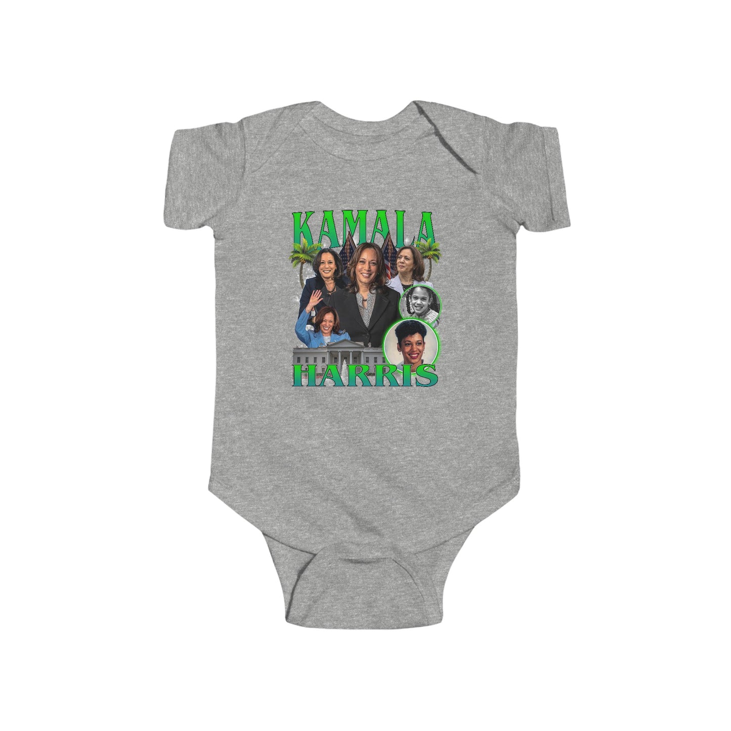 Kamala Harris / 1990s Bootleg Hip-Hop Style Infant Onesie